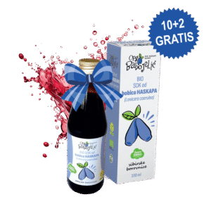 Organski sok Haskap 330ml 10+2